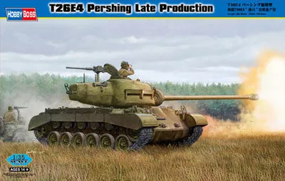 Hobby Boss 1/35 82428 T26E4 Pershing Late Production plastic model kit-Scale Model Kit