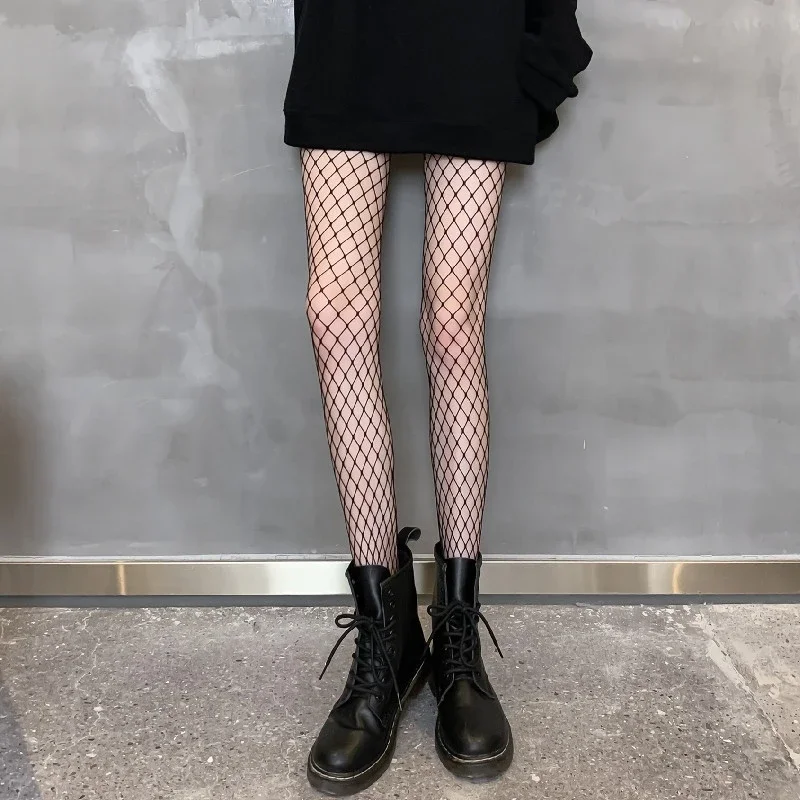 Club Party Strumpfwaren Weibliche Sexy Bunte Dessous Strumpfhosen Sexy Fishnet Frauen Mesh Strumpfhosen Aushöhlen Frauen Fisch Net Strümpfe – Detail 10