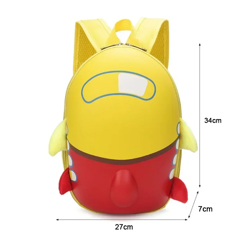 Girls Boys Rucksack 3D Children Nursery School Bags Cute Cartoon Airplane Shaped Design Kindergarten Backpack Kids Schoolbag