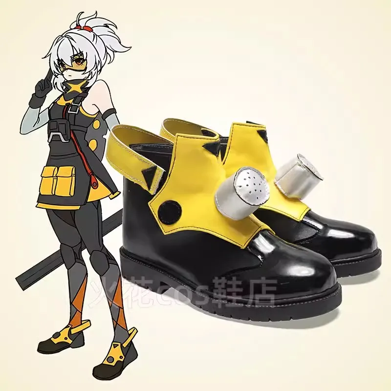 

Game Soldier 11 Zenless Zone Zero Cosplay Shoes Short Boots Anime Halloween Christmas Party Prop