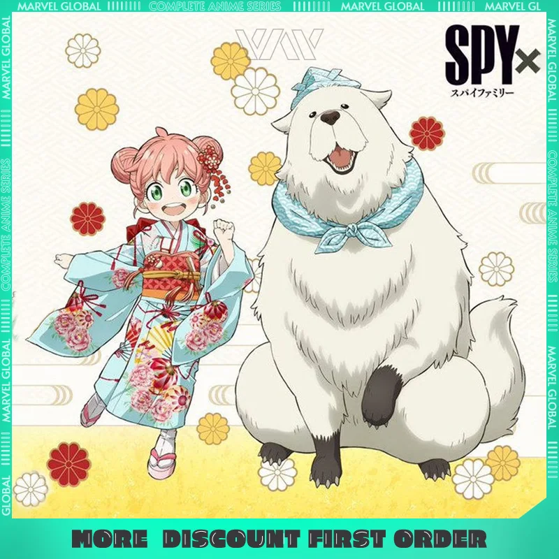 SPY FAMILY TOHO 10th Anniversary AJ2025 Kimono Acrylic Stand Anime Peripherals High Quality Desktop Display Fan Gift Girl Toys