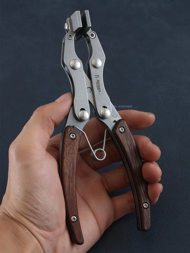 Leather Process Flat Mouth Clamping Pliers DIY Handmade Leather Bags/shoes/belts  and Other Press Adhesive Bonding  Tool