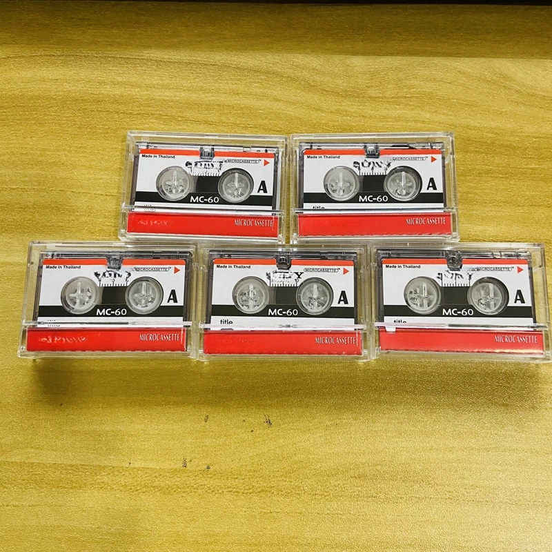5 szt. Mini taśma do wywiadu MC-60 minuta kaseta do nagrywania Mini-kaseta z maszyną do wywiadu — zdjęcie produktu 6