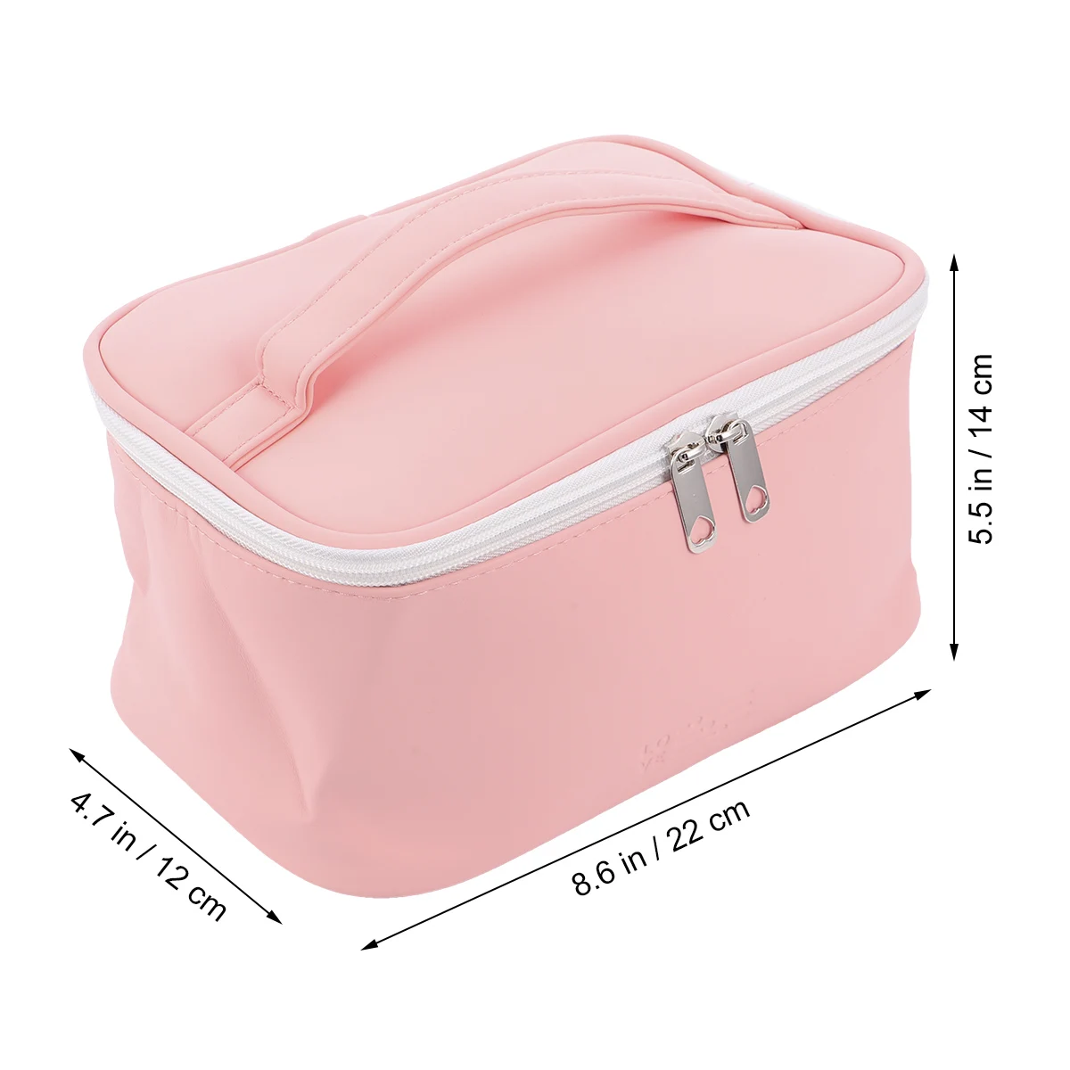 

Waterproof Makeup Bag Lightweight Portable Travel Storage Box Pink School Purse Teens Large Space Cosmetics Pouch Toiletries Bag