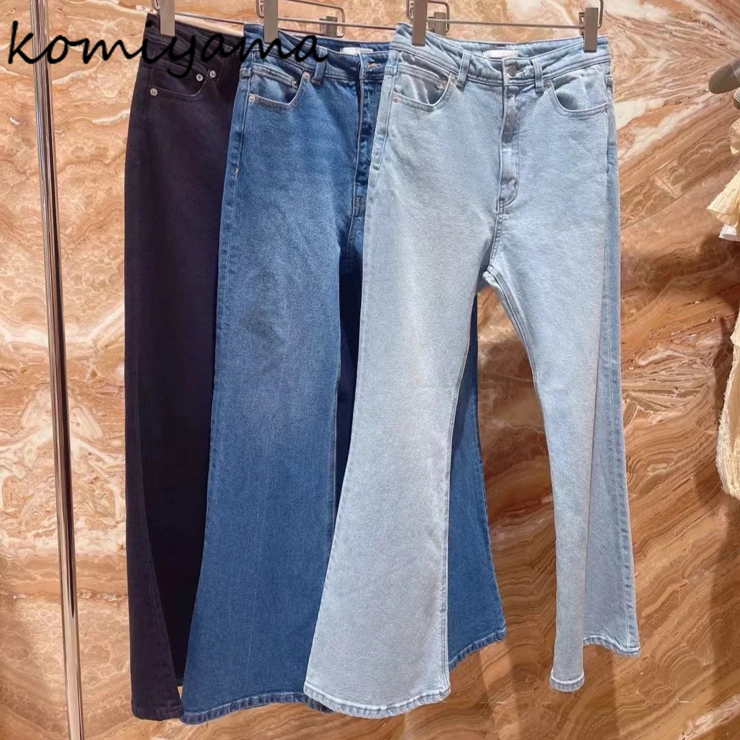 Japan Style Denim Pantalones Loose Elegant Ropa Mujer High Waist Straight Wide Leg Pant Pants Spring 2025 Women Clothing