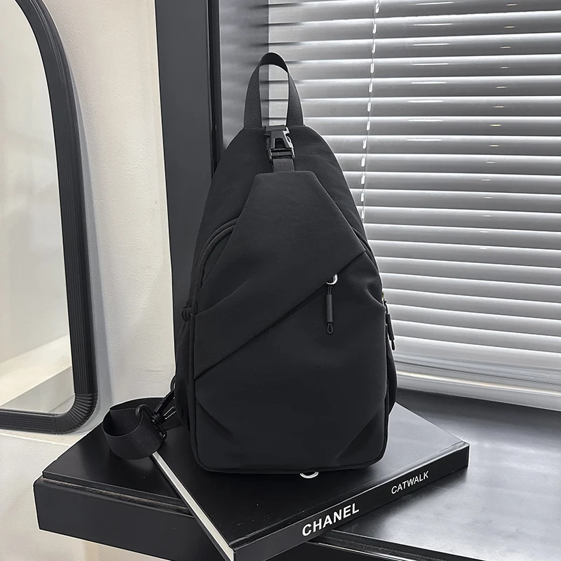 Unisex Große Kapazität Brusttasche Lässige Reise Wasserdichte Einzelschultertasche Einfache Multifunktionale Umhängetasche – Detail 5