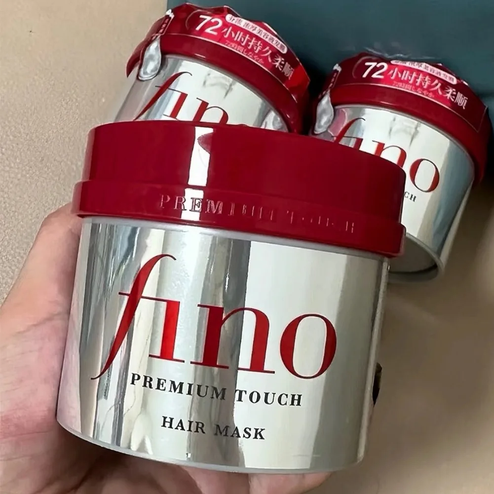Japan Original Fino Dry Damaged Hair Repairing Set,Anti-Frizz Hair Conditioner,Smoothing Touch Collagen Keratin Nourishing Hair