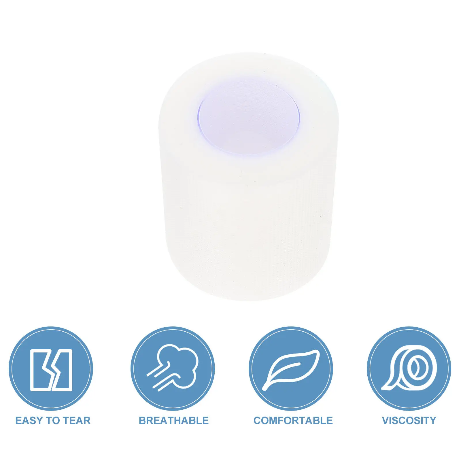 

6 Rolls Medical Adhesive Bandages Tearable Professional Needle Fixing Surgical Multipurpose Fixing Tapes for Wounds