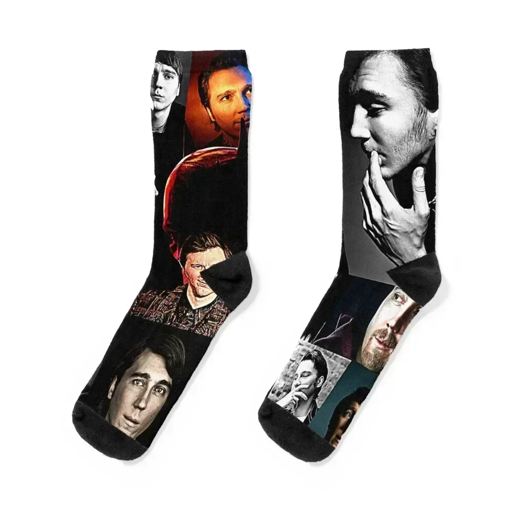 

paul dano Socks Run gym funny gifts winter Men Socks Luxury Brand Women's