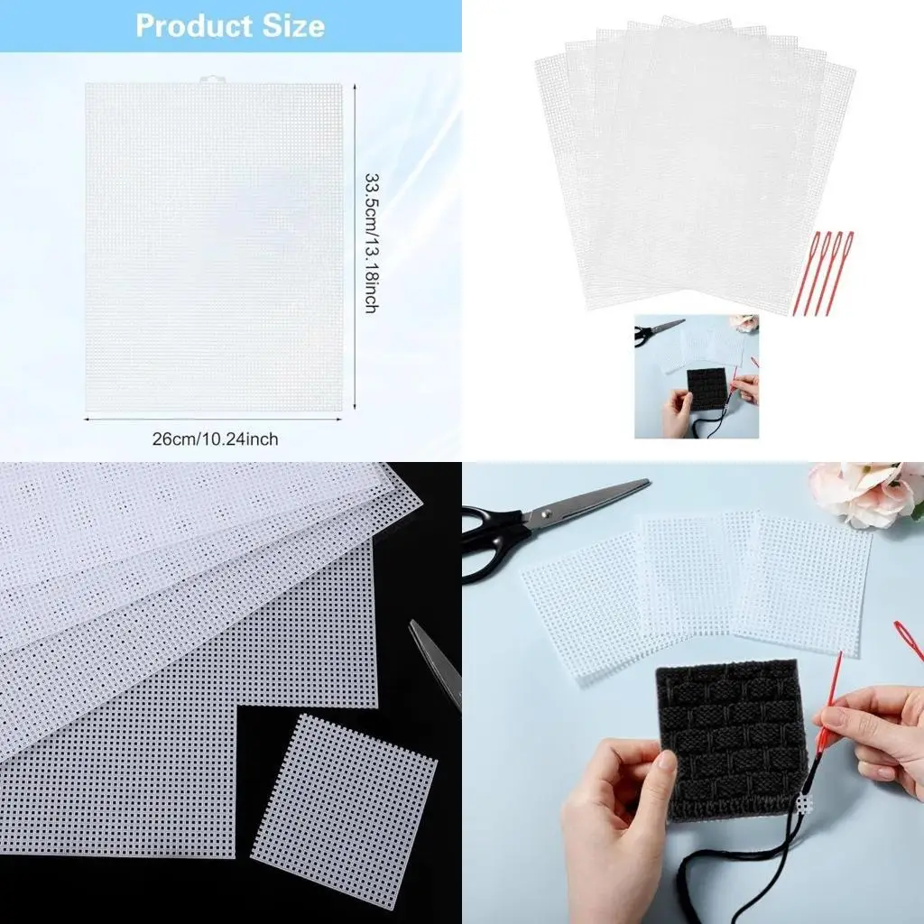 

5 шт. Большие отверстия пластиковые холст игольчатые холст.