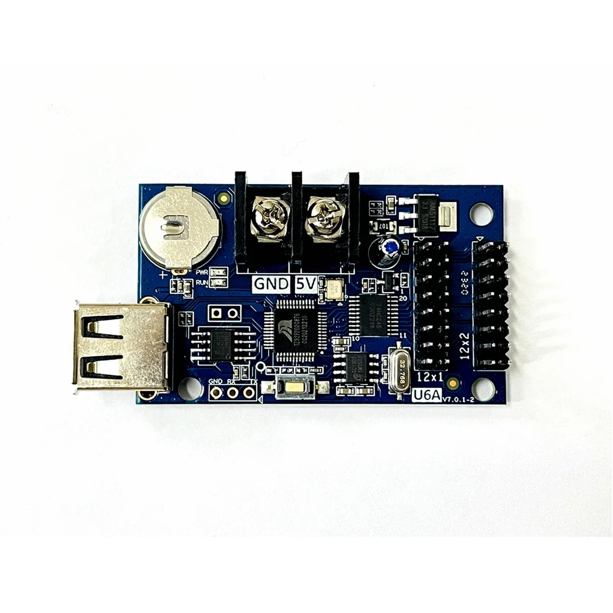 Huidu-HD-U6A Mini P10, tarjeta de Control LED de un solo Color