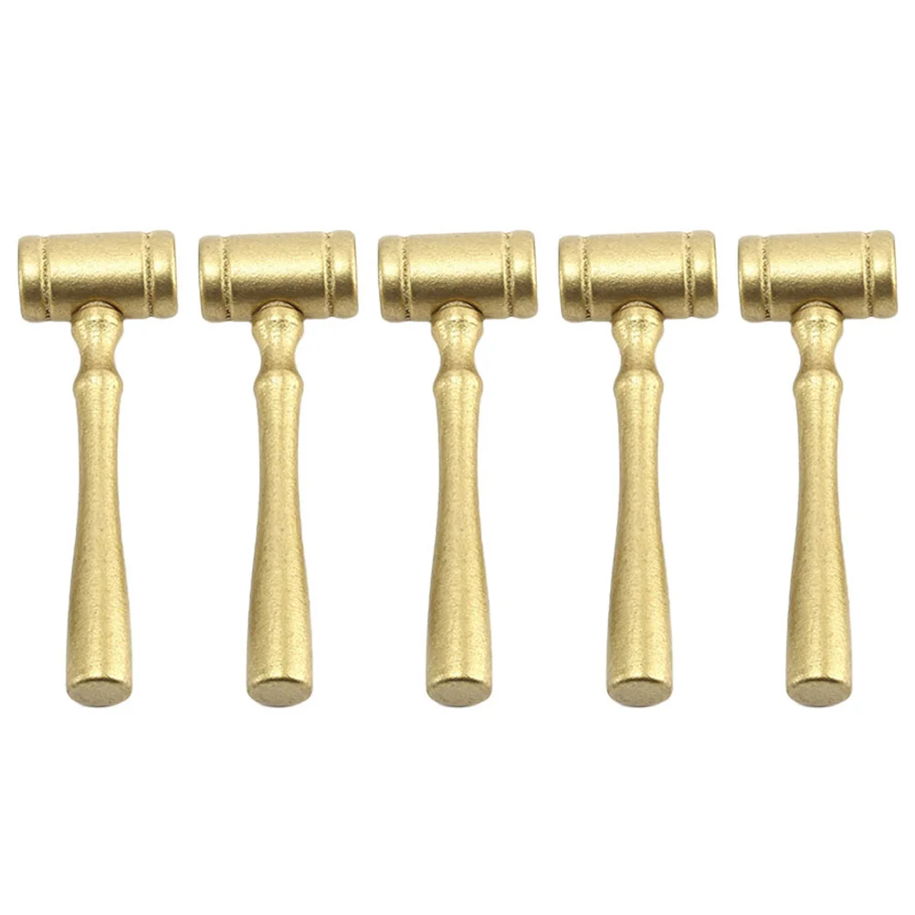 Marteau de juge en bois fait à la main pour enfants, 5 pièces, jeu de rôle, marteau de cour, outil d'enchères artisanal, marteau éducatif en bois pour enfants