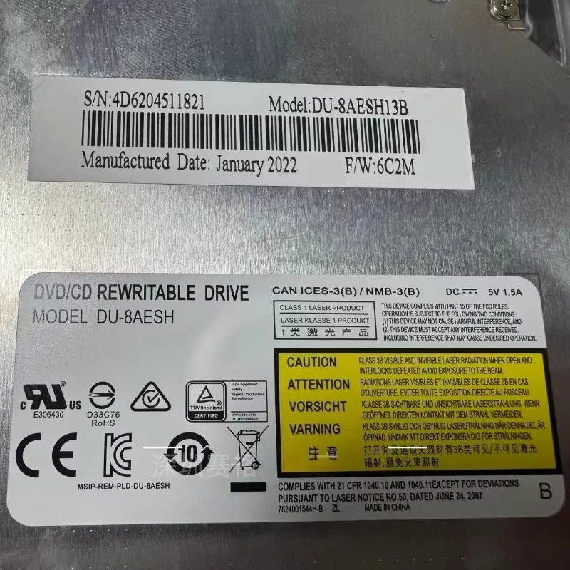 

Для Lite-On абсолютно новый оригинальный подлинный внутренний рекордер DU-8AESH13B с оптическим приводом