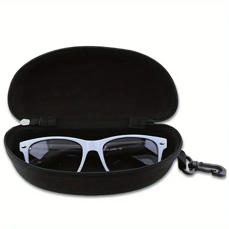 Portable Hard Shell Glasses Case with Clasp, Sunglasses Case - view 3