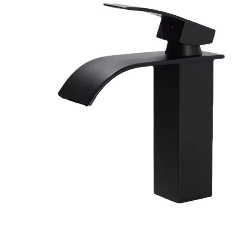 

Смеситель для ванной комнаты с эффектом водопада, для горячей и холодной воды, для умывальника, настольный смеситель для раковины