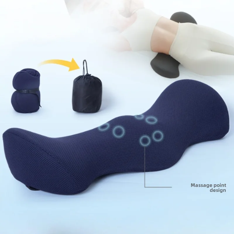 

Ergonomic Orthopedic Cushion Long Pillow for Side Sleep Back Support Memory Foam Waist Rest Decorative Bed Body Pillow Cushion