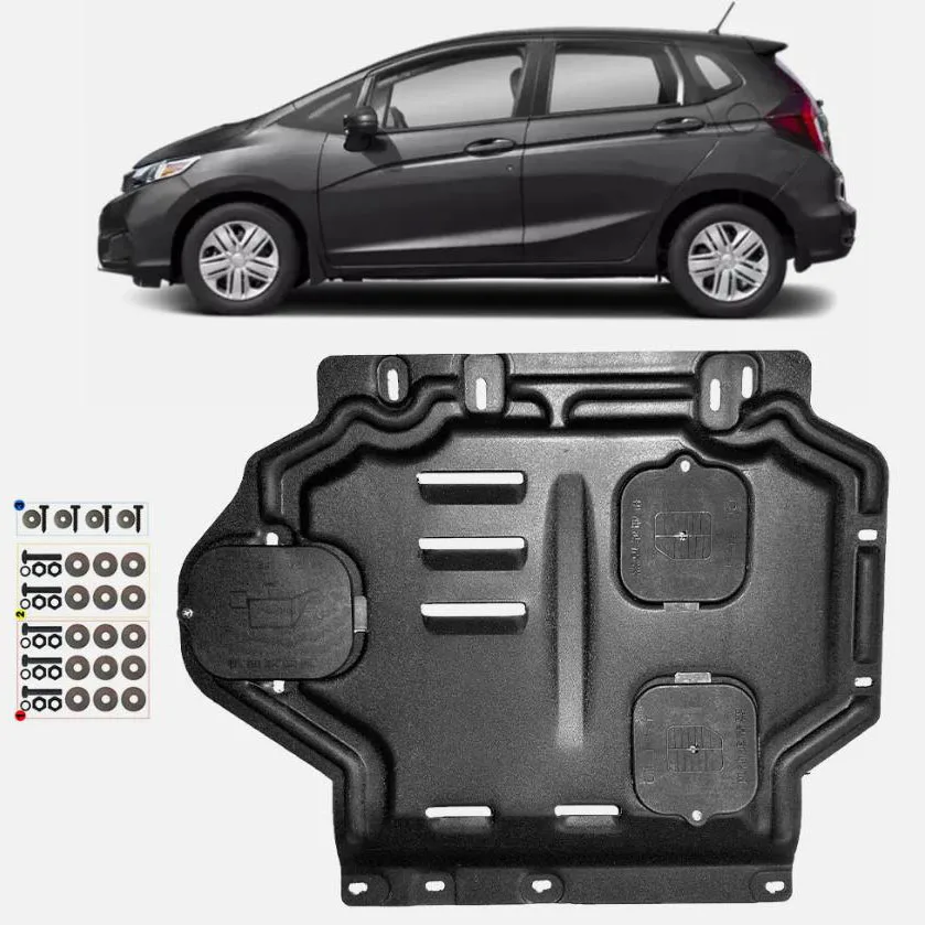 

Car Under Engine Guard Mudguard Engine Splash Shield for Honda Fit 2007-2020 Engine Splash Cover Engine Chassis Cover