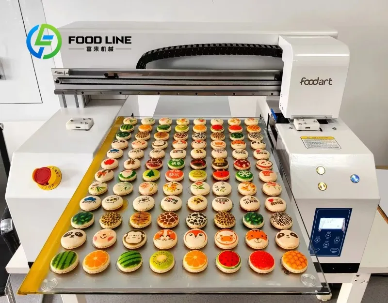 Customize Edible Ink A2 Flatbed Food Printer Art Printing For Cake, Macaron, Chocolate, Candy, Coffee, Biscuit,Dragees view 2