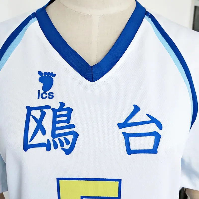 dd12Anime Japanese Haikyuu!! Korai Hoshiumi Jersey Sports Cosplay Volleyball Shirts Costume Set