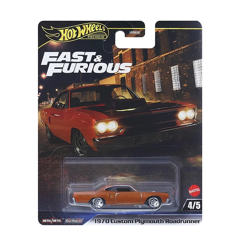 Hot Wheels Gold HNW46 9C6L Fast Furious Plymouth Model Samochodu ze Stopu Metalu Kolekcja Symulacyjna Zabawka Prezent dla Dziecka Ochrona Przed Wysyłką
