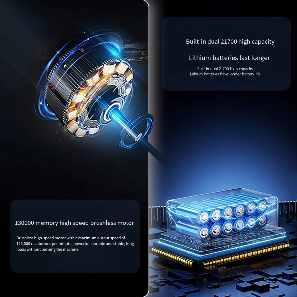 Супермощный вентилятор Mini Turbo Jet Fan 130000 Высокоскоростные канальные вентиляторы RPM 52+M/S, 8000 мАч, бесщеточный двигатель, промышленный канальный вентилятор-LITE