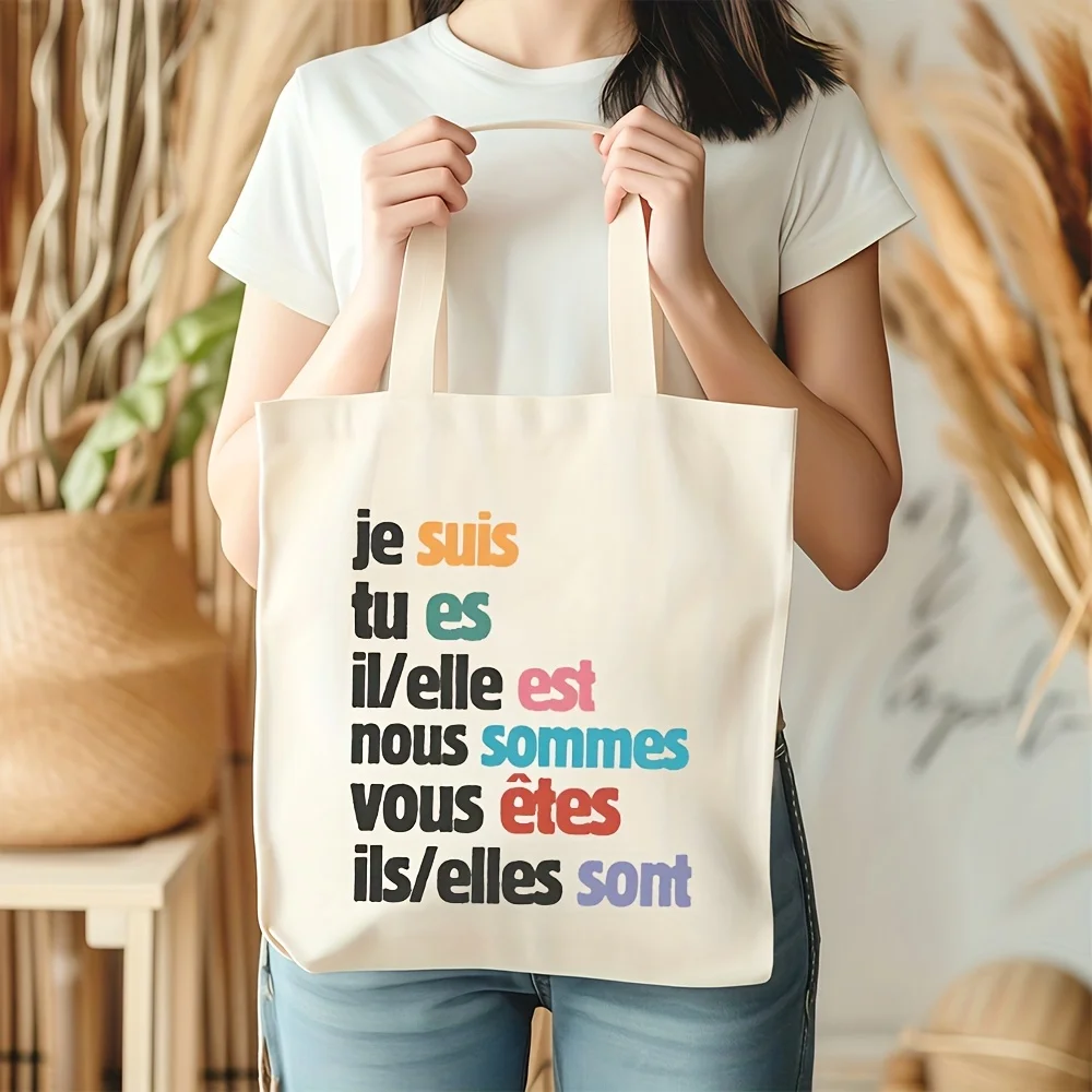I Am a Ladies' Fashionable Casual Canvas Tote Bag.