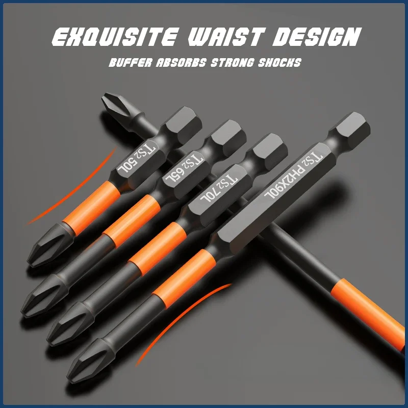 Screwdriver Set Hand Tools Strong Magnetic Batch Head Screwdriver Electric Bit High Torque Hex Shanked Cross Bits Set