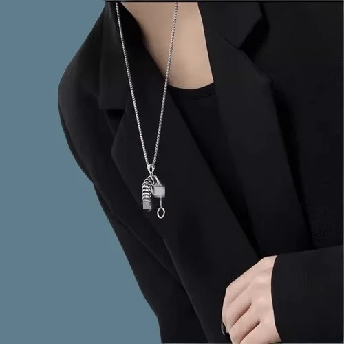 

Decorative Rooster Pendant Nelace Men's Streetwear Hip Hop Sweatirt Clavicle Chain Non-fading Gift Faion Jewelry