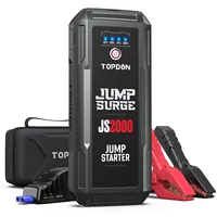 TOPDON 2000A 12V Lithium Multi-Function Emergency Portable Vehicle Car Battery Booster Pack Jumpstarter Power Bank Jump Starter