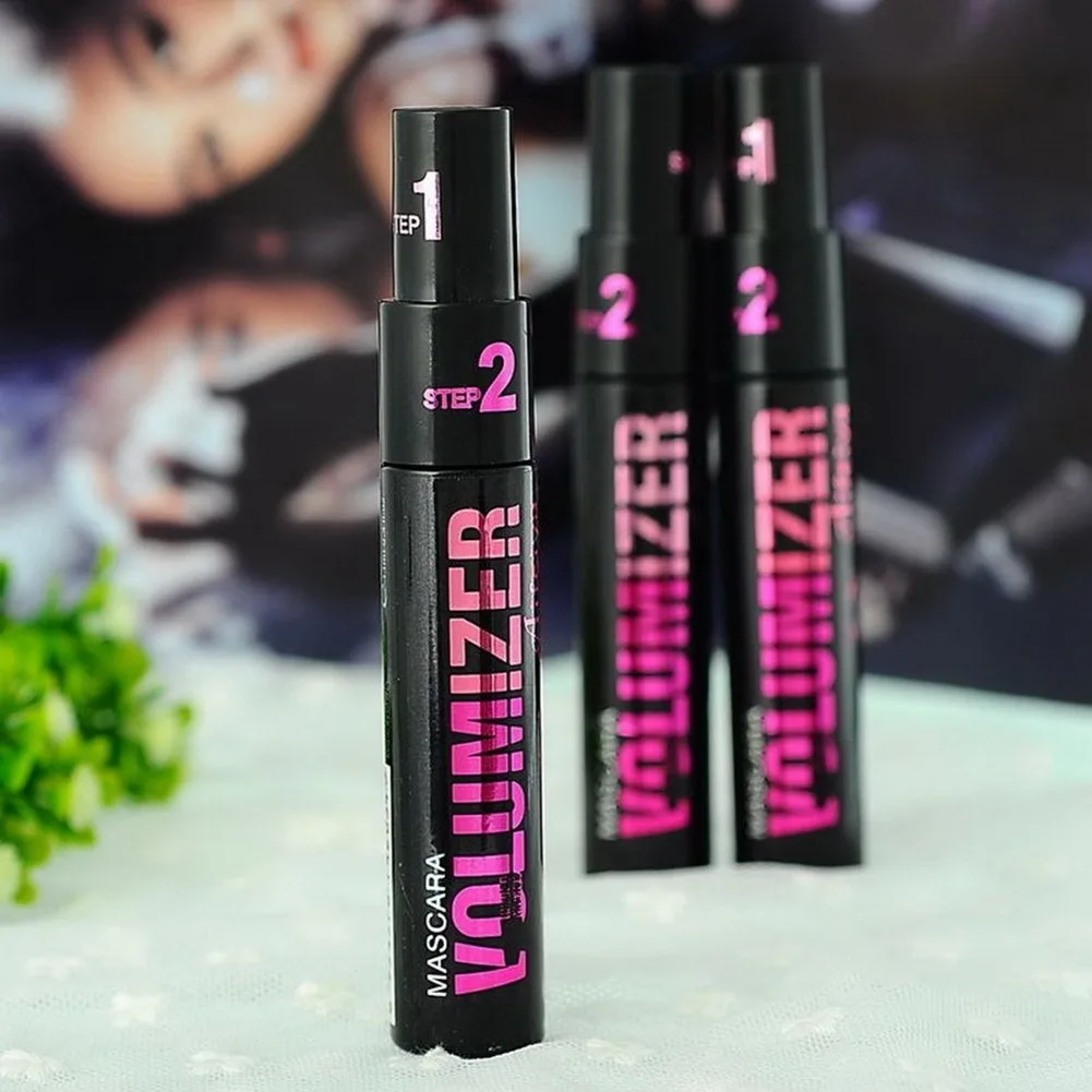 1 + 2 eye black double effect regolabile eye black two in one slim thick curling eye mascara