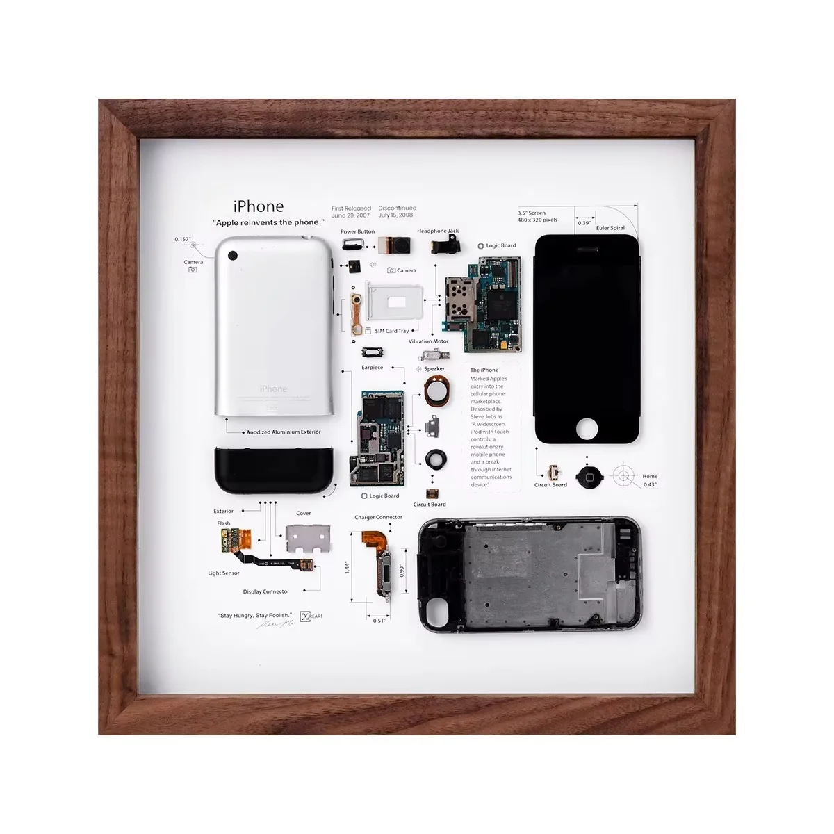 First-generation Mobile for Phone Frame Framed Art Dismantling Accessories Gift Collection