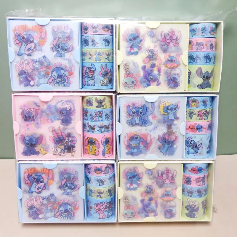 12box/lot Creative Stitch Washi Stickers Tape Kawaii Scrapbooking DIY Diary Decorative Sticker Album Stick Label