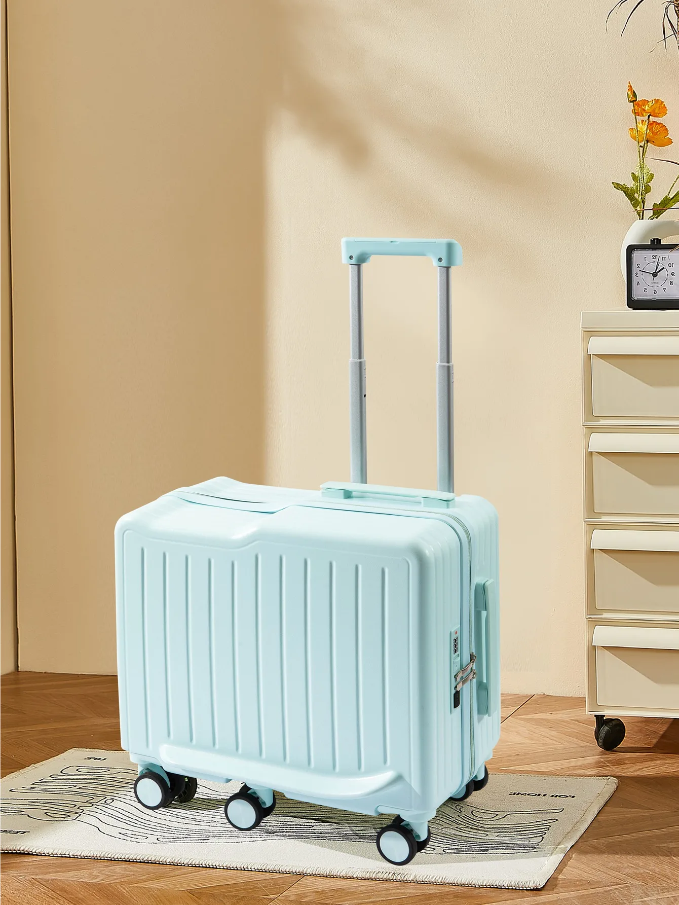 Multi functional luggage suitcase, trolley case, 18 inch boarding case, travel case, password box, cycling case