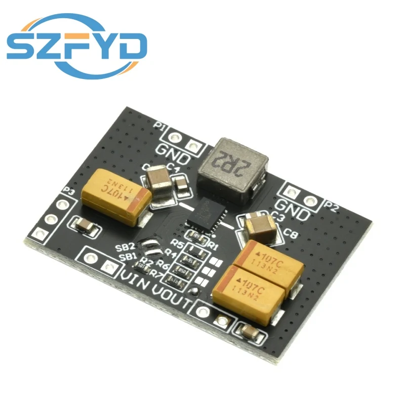 TPS63020 โมดูลพลังงานอัตโนมัติบั๊ก 2.5V 3.3V 4.2V 5V แบตเตอรี่ลิเธียมระลอกคลื่นต่ํา