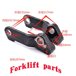 High quality Electric forklift pallet truck parts Carrying wheel bracket used for BT LWE200/SWE200  with OEM 7522959 7592114