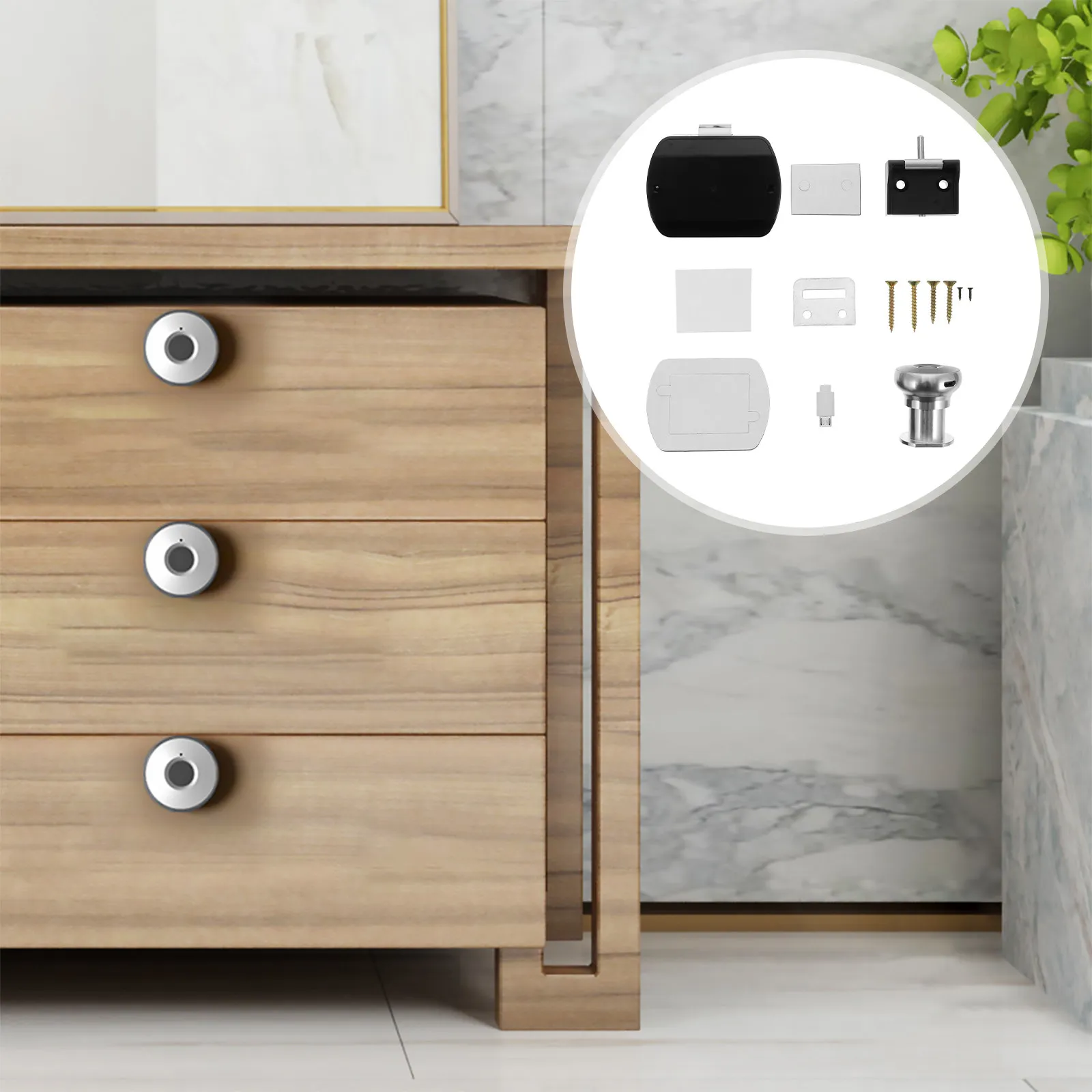 

Интеллектуальный замок для ящиков с разблокировкой по отпечатку пальца, премиум-класс, из ABS-пластика и алюминиевого сплава, для дома и офиса