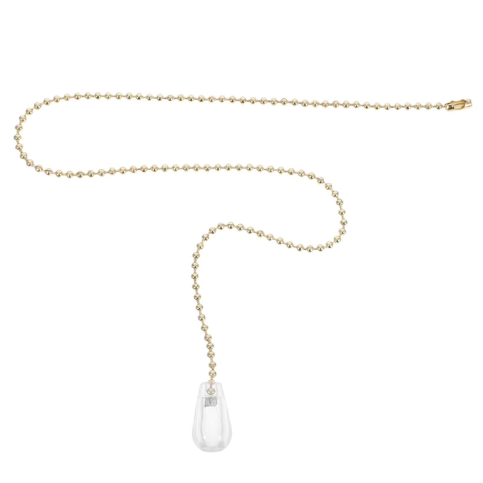 

Transparent Pendant Pull Chain Light Cord Elegant Decorative Ceiling Fan Pull Chain Extension for Bathroom Bedroom Closet