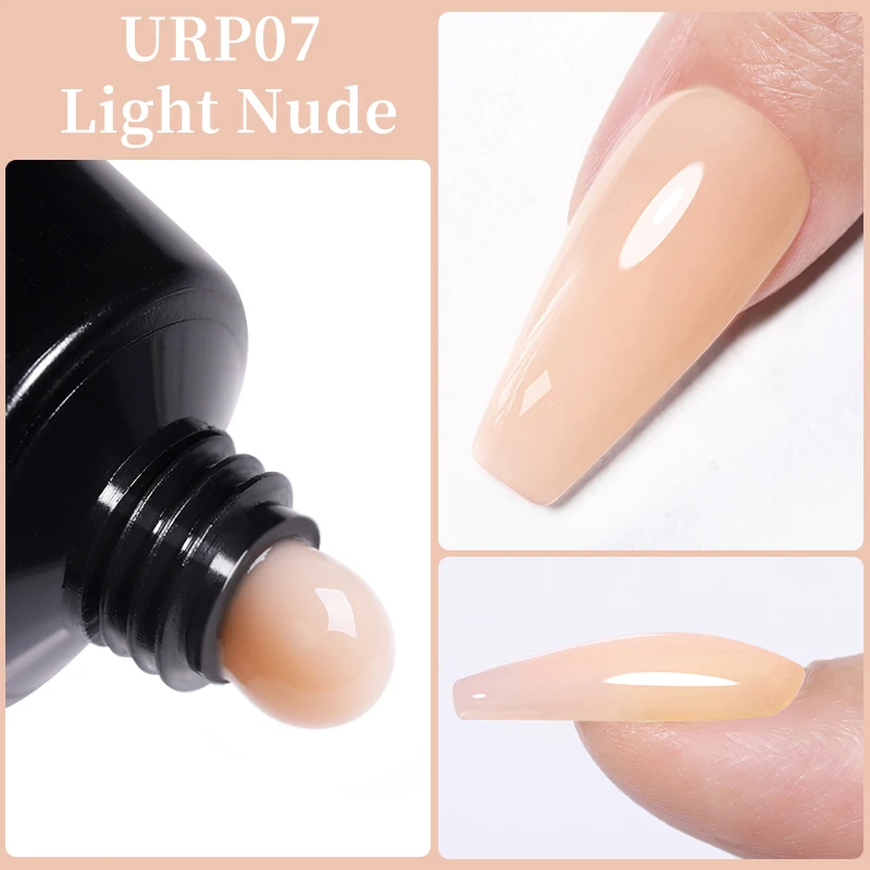 UR SUGAR 1/2PCS 15ml Nagelverlängerungsgel Soak Off UV LED Acryl Kristallweiß Klar Nude Gel Nagellack UV Baugel