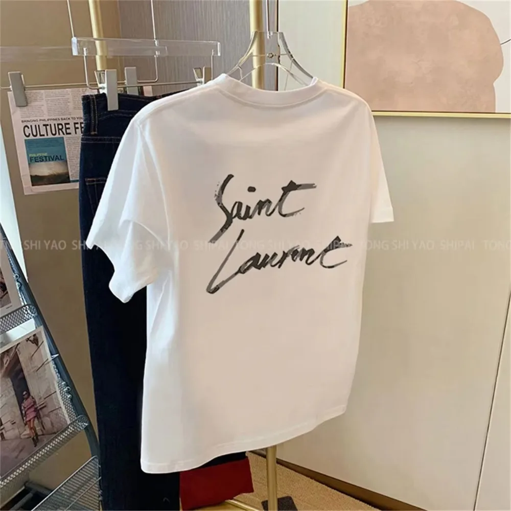 

Oversized Short Sleeve T-Shirt Women's and Men's Summer 2025 New Design Fashion Loose Lazy Unique Chic Top