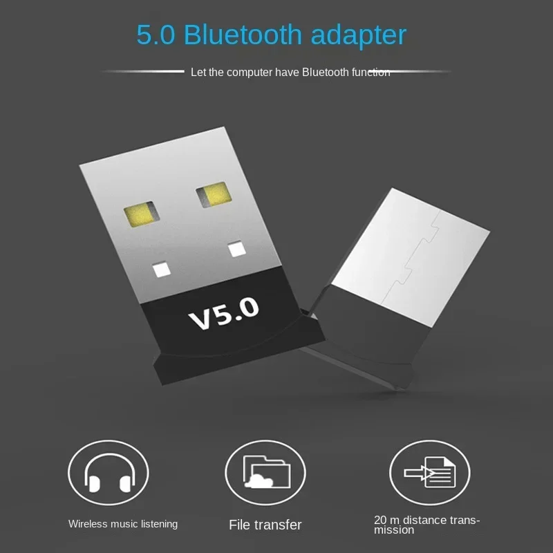 USB Bluetooth Adapter BT 5.0 for PC Laptop Speaker Wireless Mouse Dongles Computer Earphone BLE Mini Sender Audio Receiver