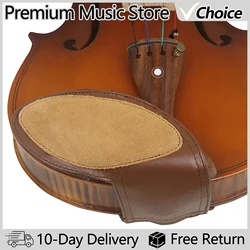 IRIN Violin Chin Rest Pad Soft Leather Shoulder Pads for 4/4 3/4 /1/2 1/4 1/8 1/16 Violin String Instrument Violin Accessories