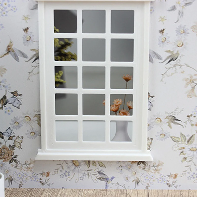 1PC Poppenhuis Miniatuur Raamkozijn Model Decoratie Windows Poppenhuis 1/12 Mini Meubels Speelgoed