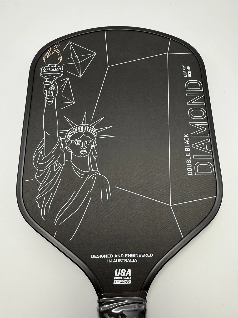 USAPA Standard Approved Double Black Diamond liberty RC 16mm Thermoforming Pickleball Paddle