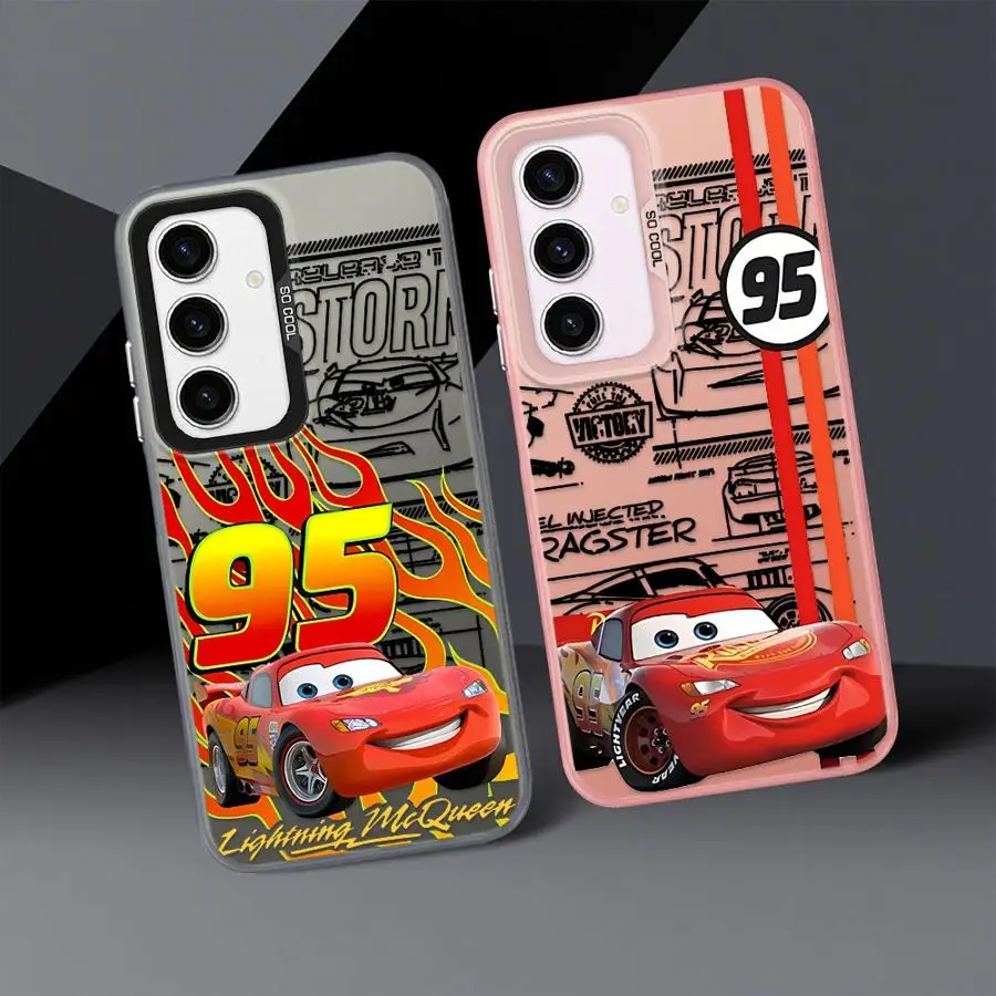 

Мягкий чехол для Samsung Galaxy A53 A26 A36 A52 A72 A73 A51 A56 A55 A71 A54 A35 Disney Lightning McQueen