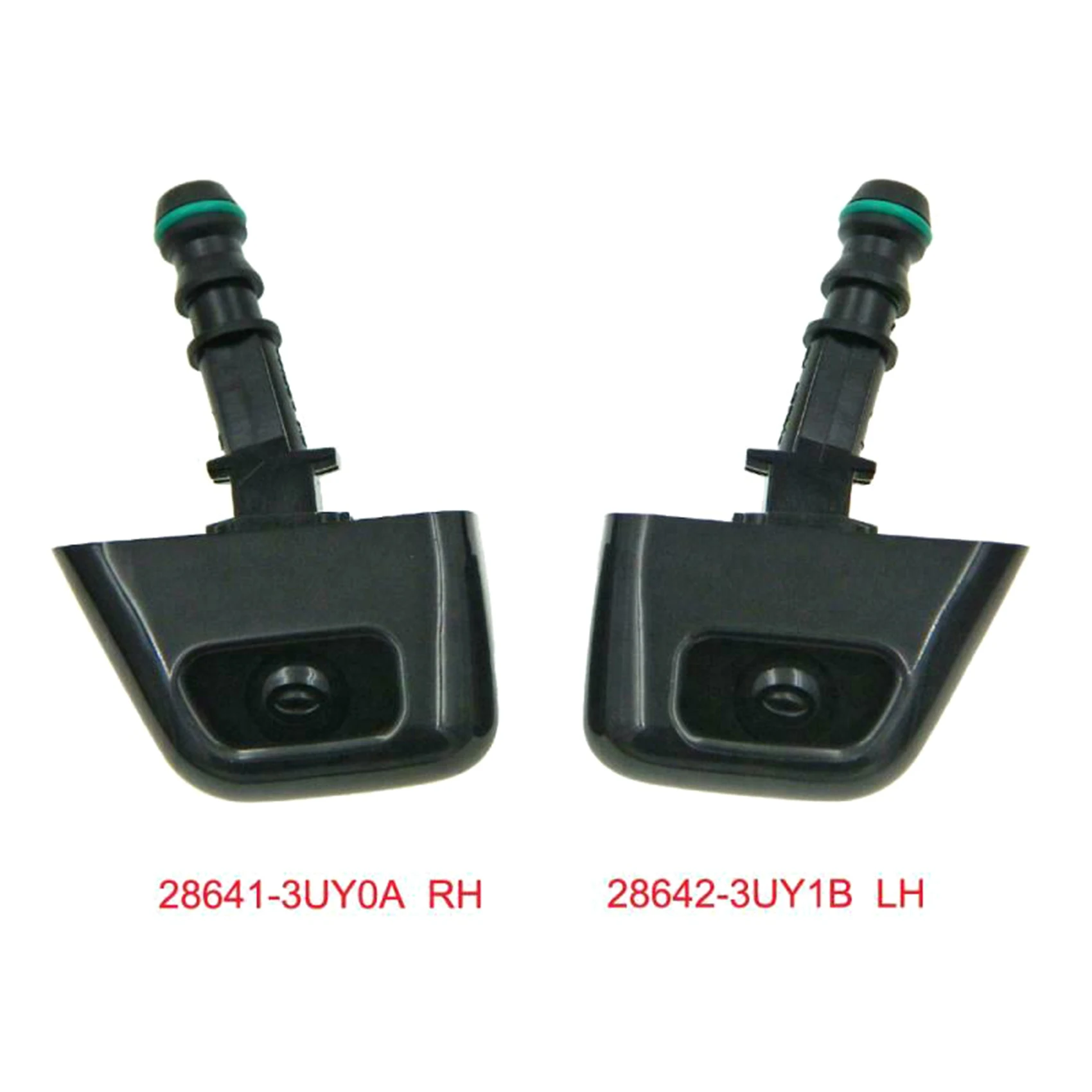 For Nissan X-Trail Xtrail T31 2008 - 2014 Headlight Washer Spray Nozzle Jet Sprayer 28641-3UY0A 28642-3UY1B