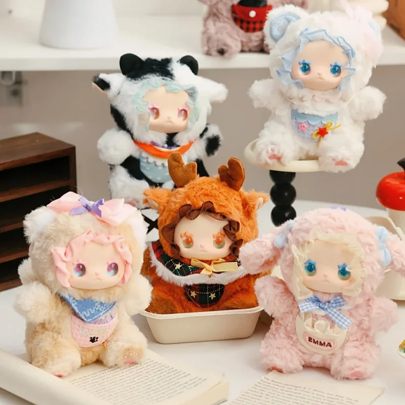 

In Stock Lovely Emma Pocket Zoo Series Doll Blind Box Mystery Box Desktop Toy Cute Action Anime Figure Kawaii Girl Birthday Gift