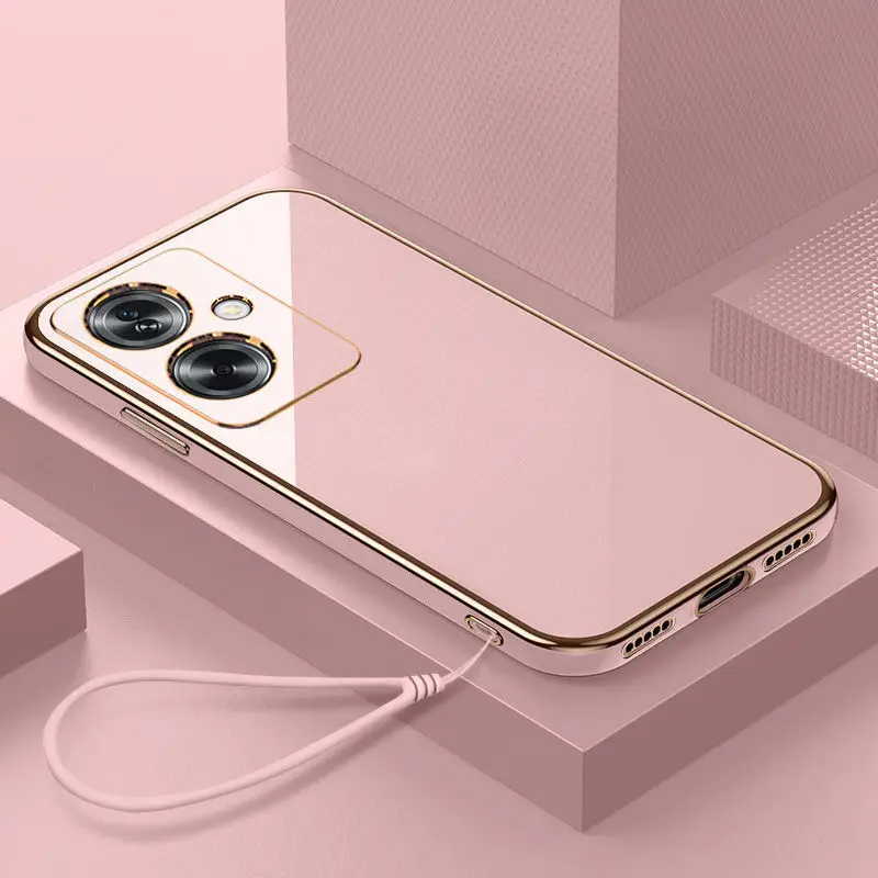 For Oppo A79 Case OPPO A79 5G Phone Case oppo A79 Case a79 Cover OPPO CPH2553 Luxury Square Plating Shockproof Back Cover
