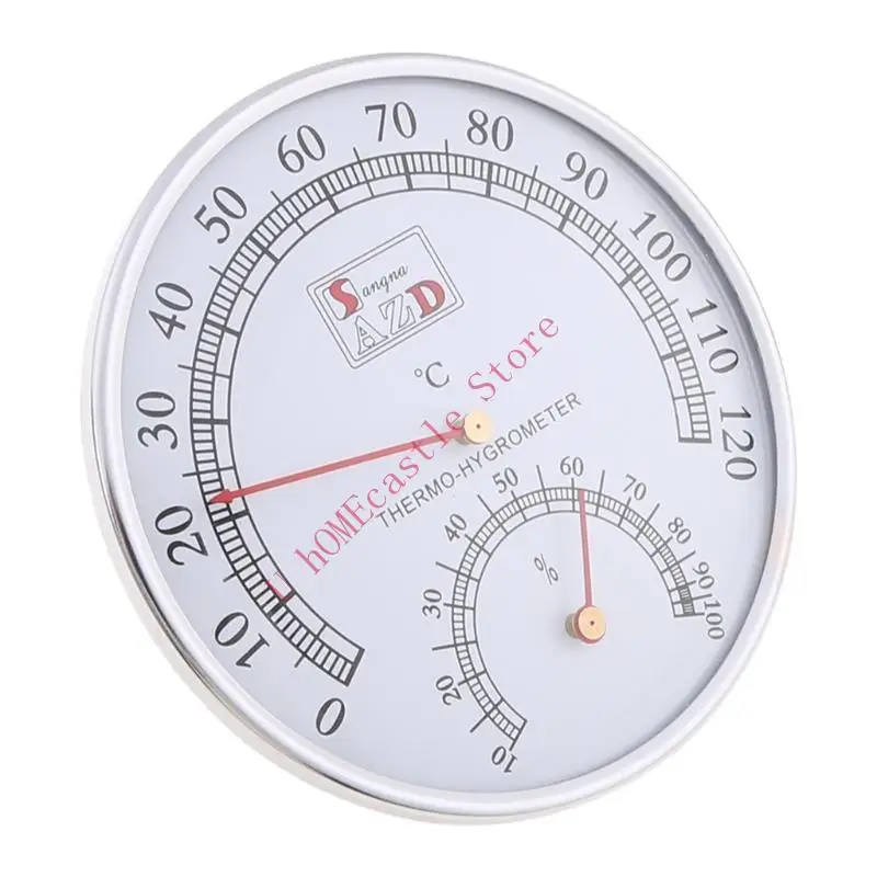 

63HF Sauna Room Thermometer & Hygrometer 0-120 ℃ 10 ％ -100 ％ RH Используется в сауне.