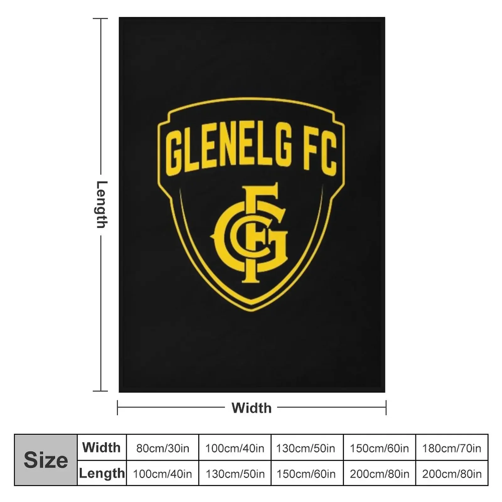 Glenelg football club AFL Aussie football Throw Blanket Tourist heavy to sleep Luxury Brand Decorative Beds Blankets