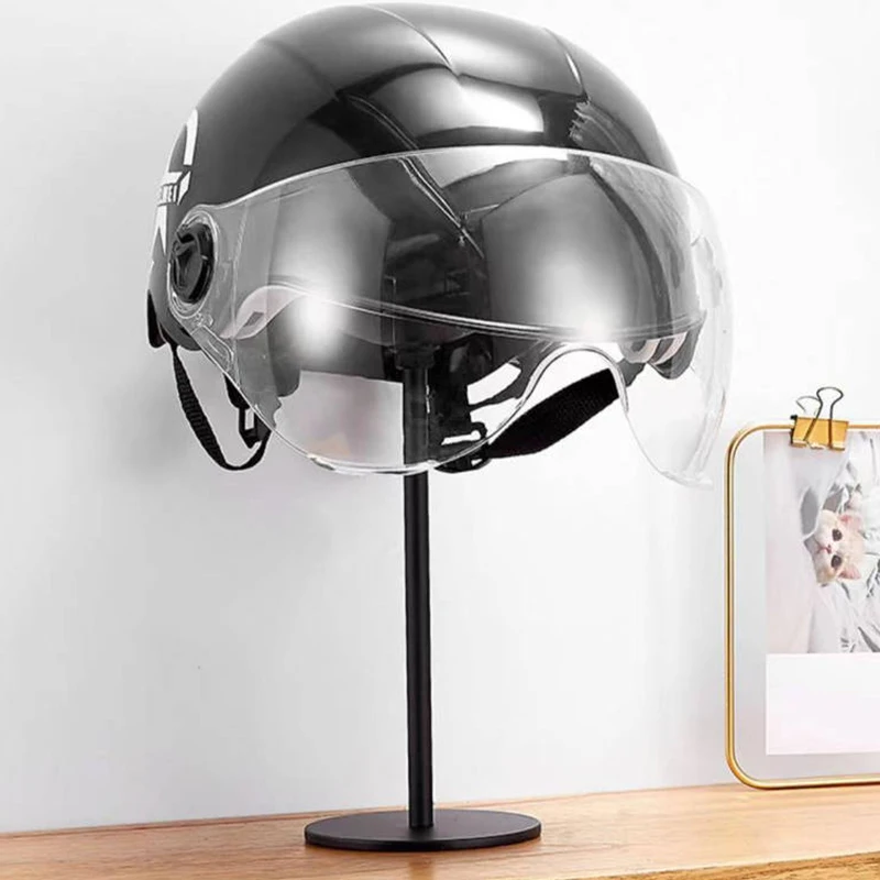 Wall-mounted Motorcycle Helmet Holder Display Stand, Hat Storage Rack, Safety Helmet Rack Showing Shelf